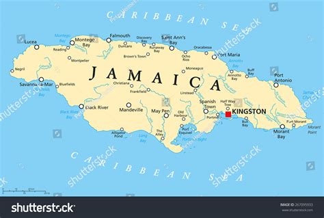 jamaica capital map|Jamaica Map .